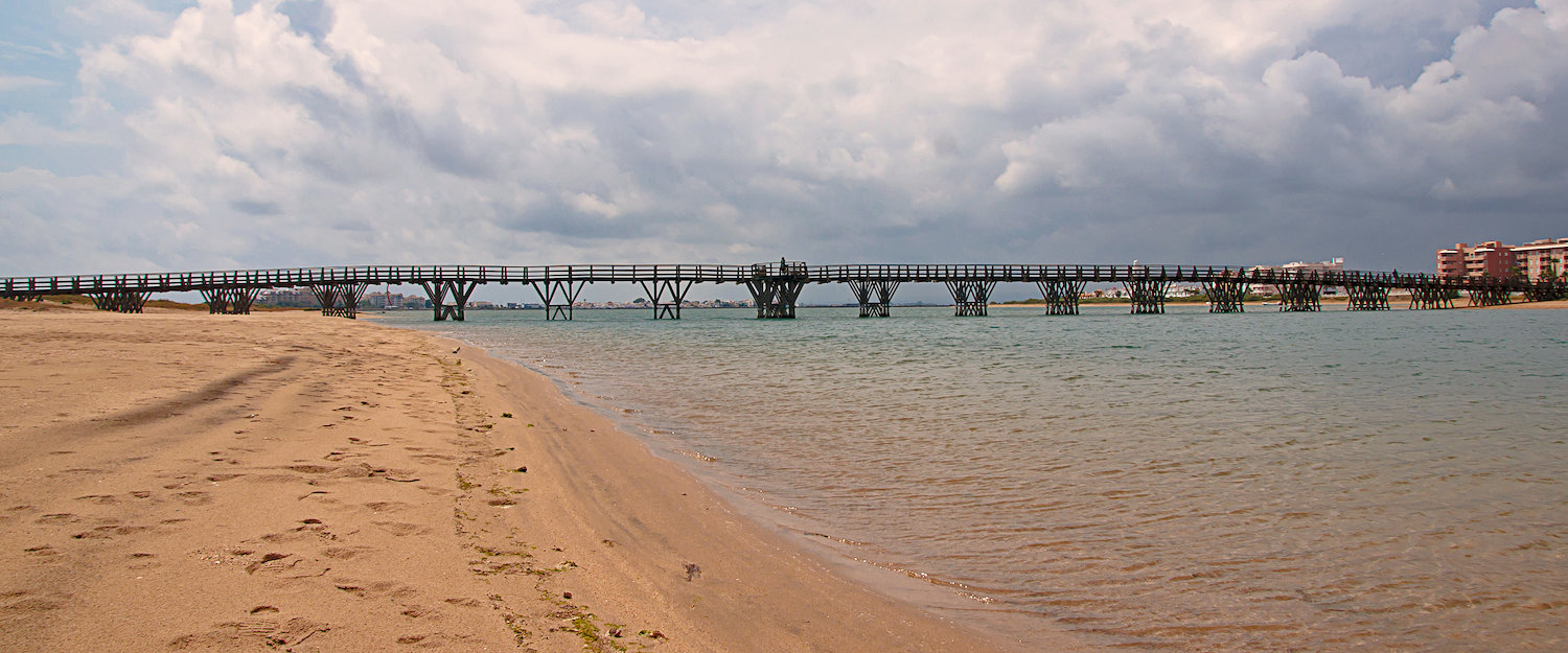 La playa de Punta del Moral en los alrededores de Ayamonte
