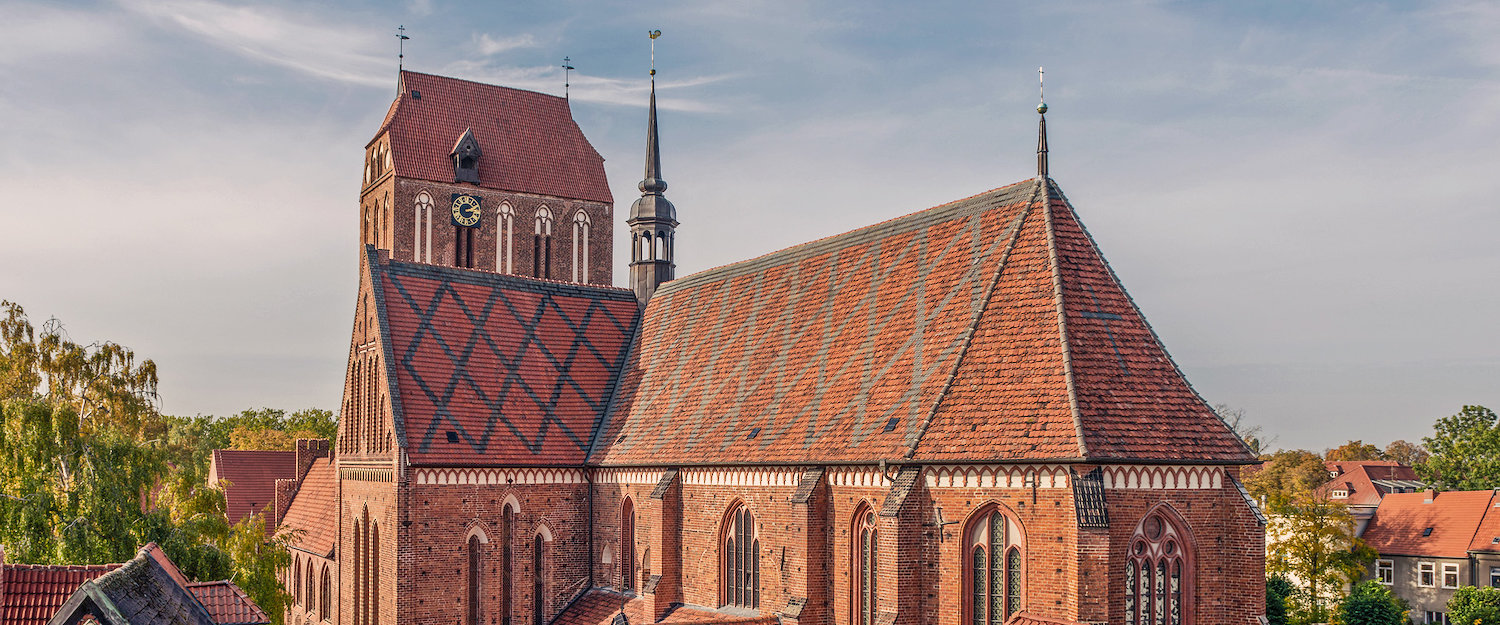 Dom von Güstrow im typischen Stil der Backsteingotik
