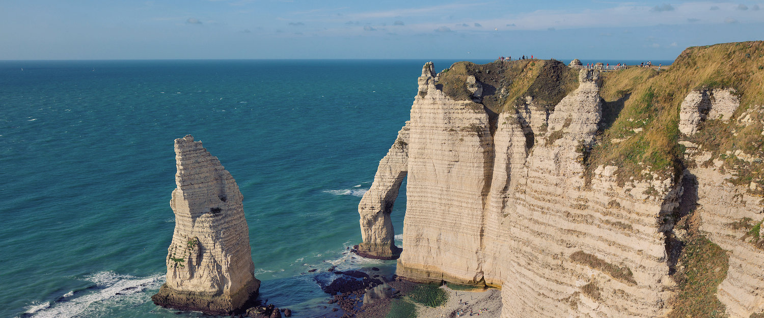 Klippen der französischen Gemeinde Éretat in der Normandie Klippen der französischen Gemeinde Éretat in der Normandie