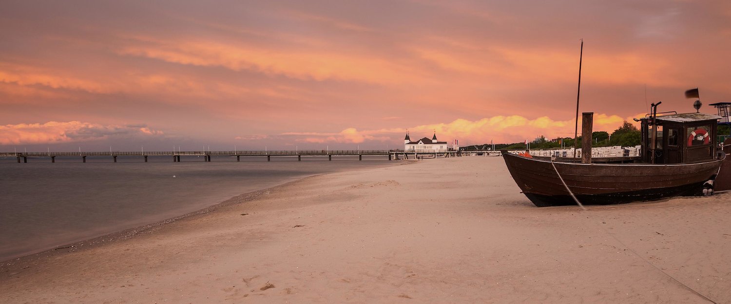 Abendliche Stimmung am Strand