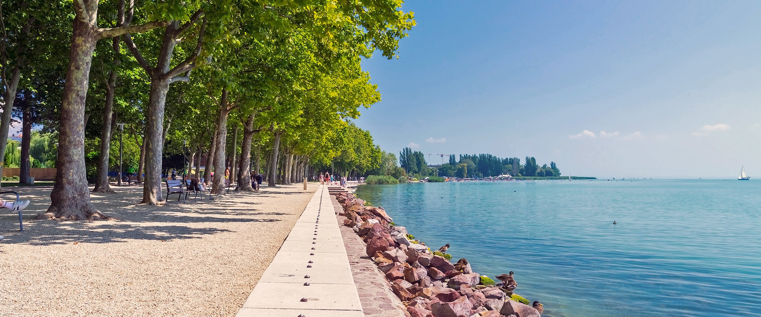Strandpromenade am Balaton