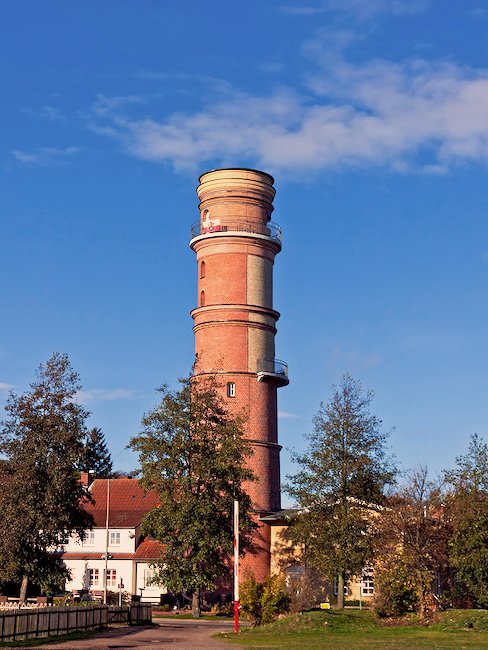 Einer der ältesten Leuchttürme in Travemünde