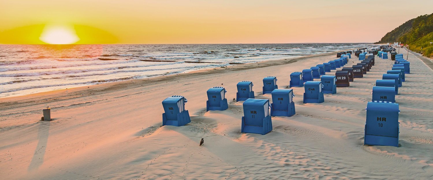 Gemütliche Strandkörbe erwarten Sie Gemütliche Strandkörbe erwarten Sie