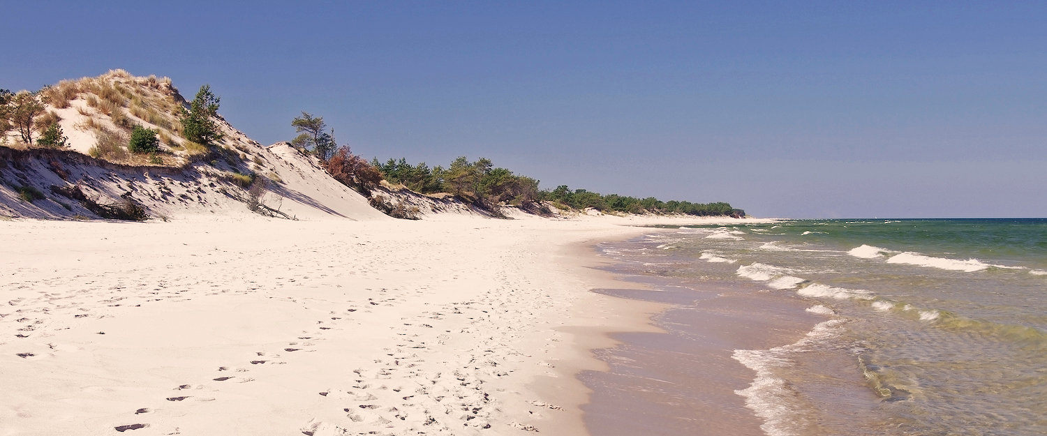 W Pobierowie znajdziemy piękne, piaszczyste plaże