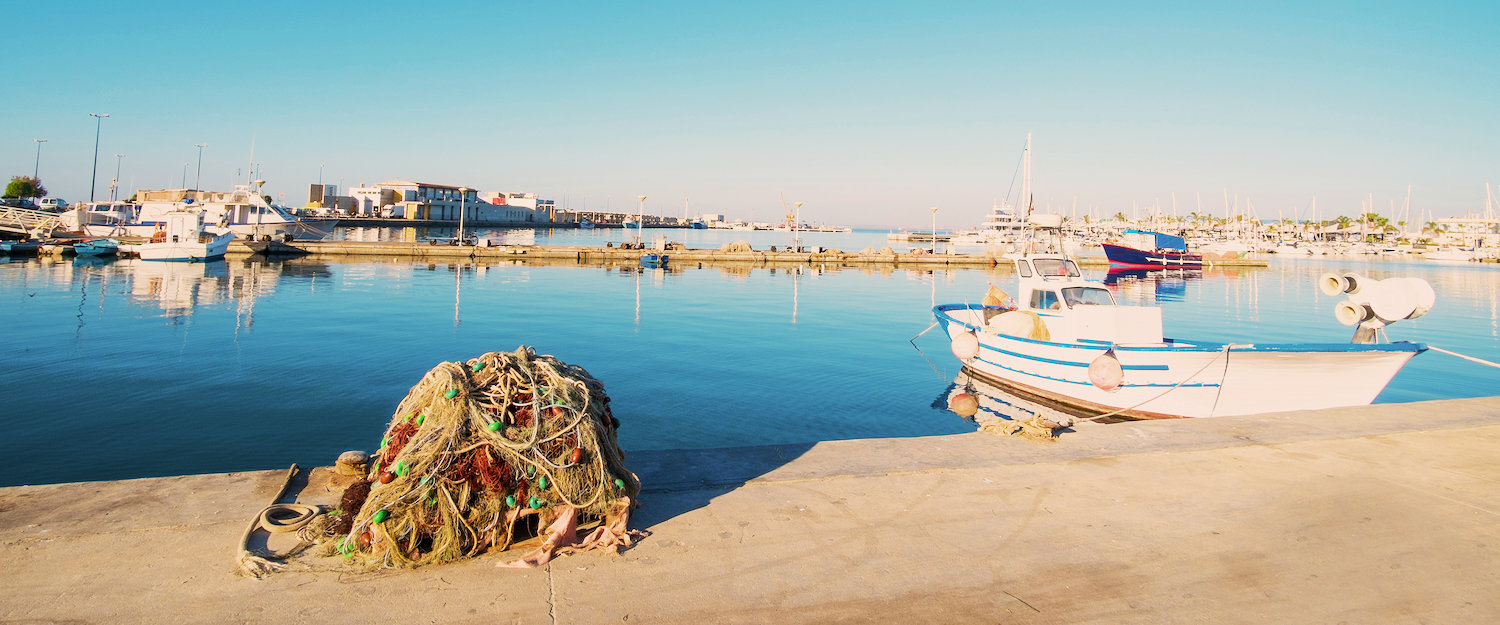 Barcos y mar en Santa Pola