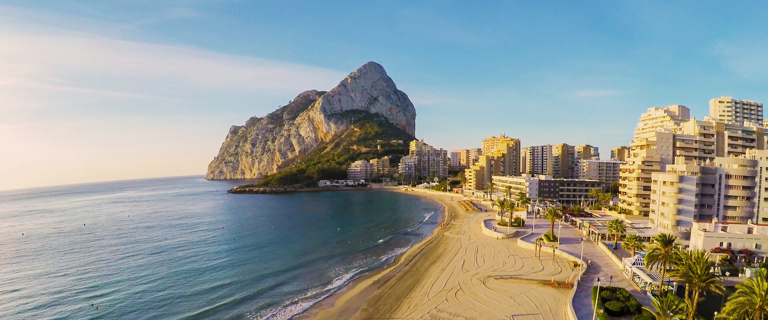 La Playa de la Fossa en Calpe La Playa de la Fossa en Calpe