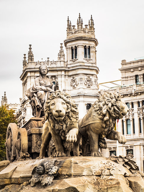 Der Plaza de Cibeles in Madrid