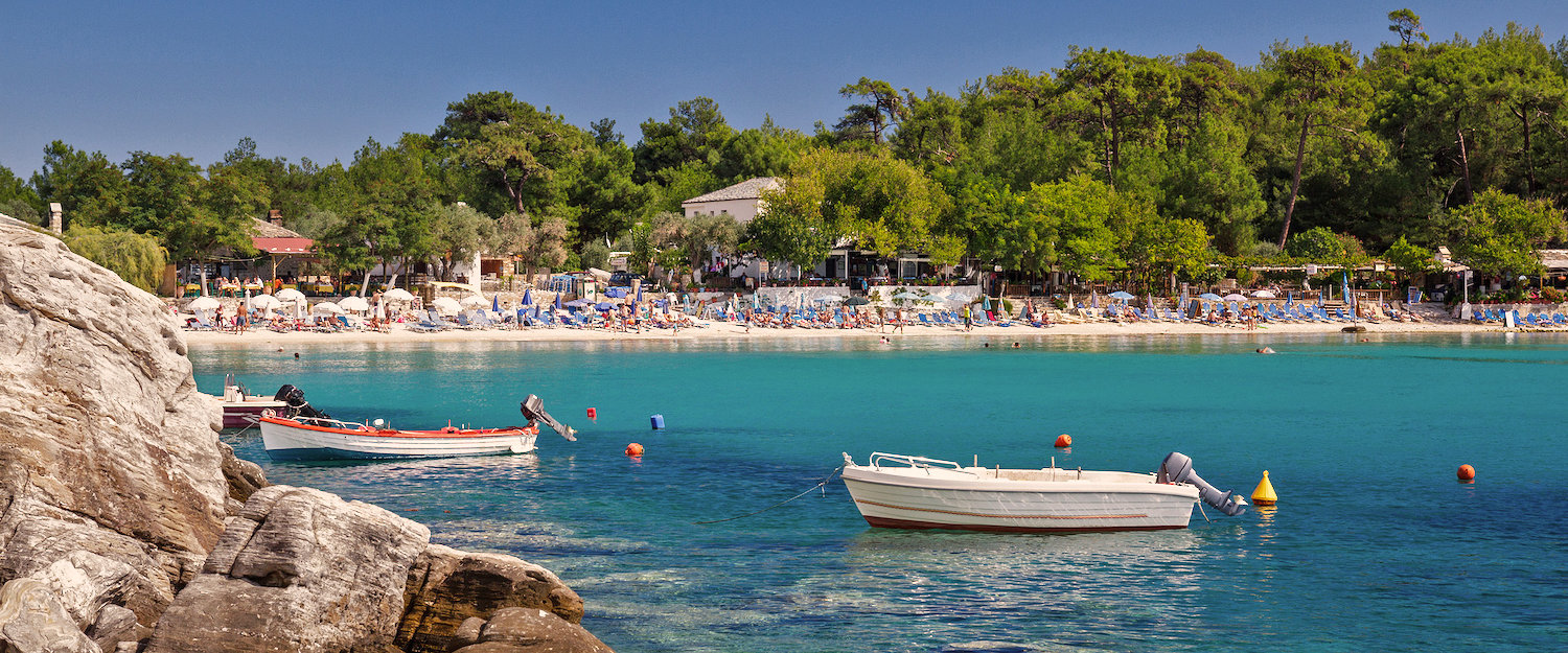 Aliki Strand in Thassos