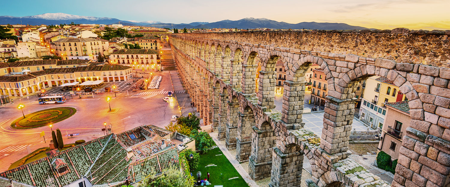 El acueducto romano de Segovia