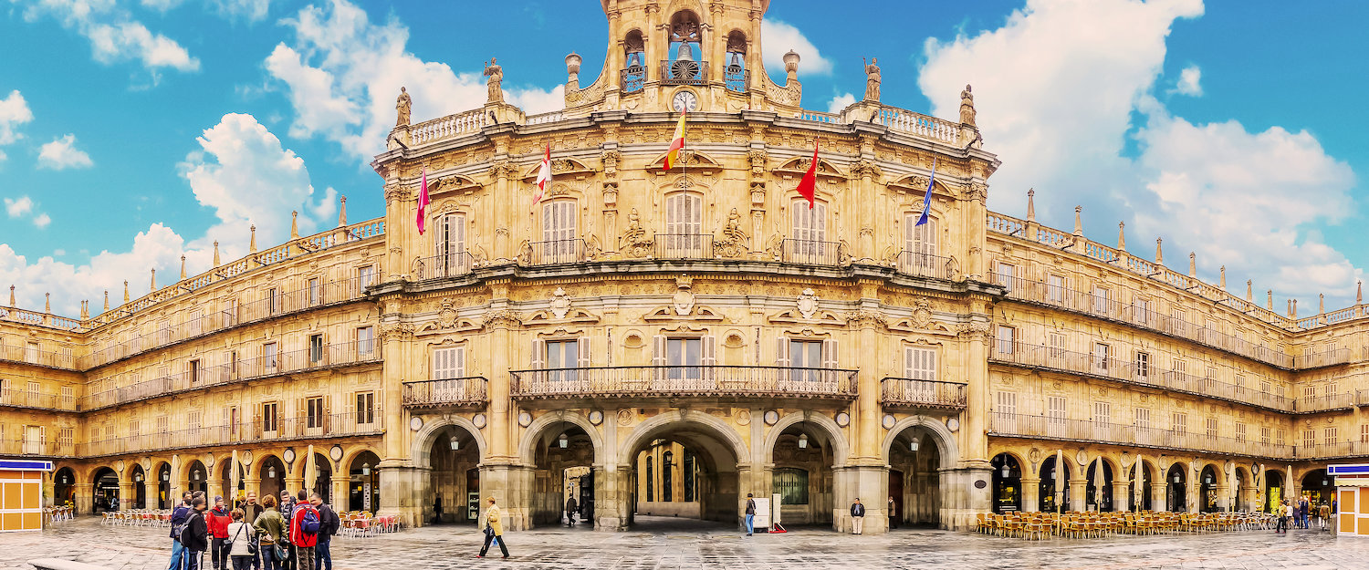 La famosa plaza mayor de Salamanca