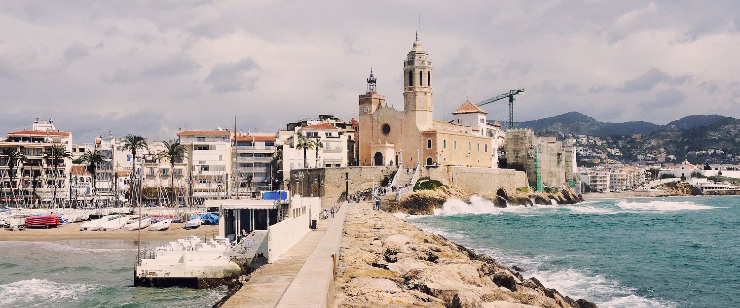 Am Hafen von Sitges