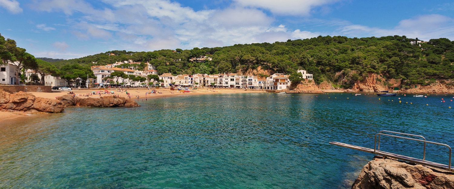 La bahía de Tamariu La bahía de Tamariu