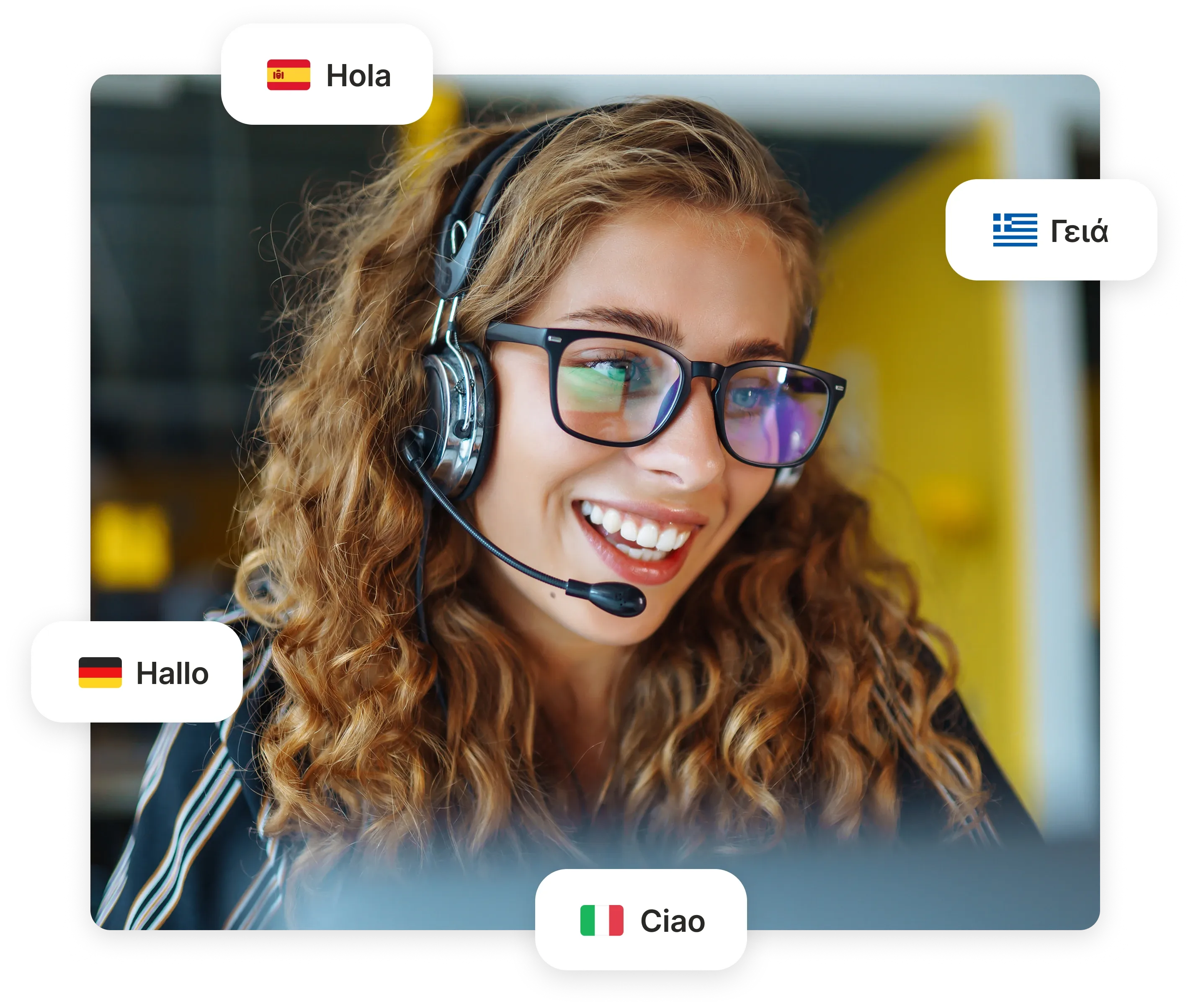 Help in 8 Languages