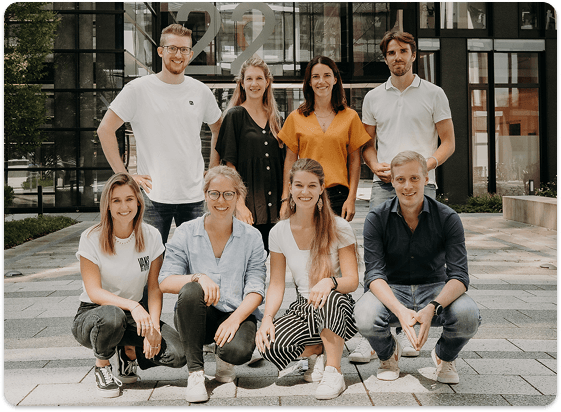 Einrichtung mit klarer Begleitung