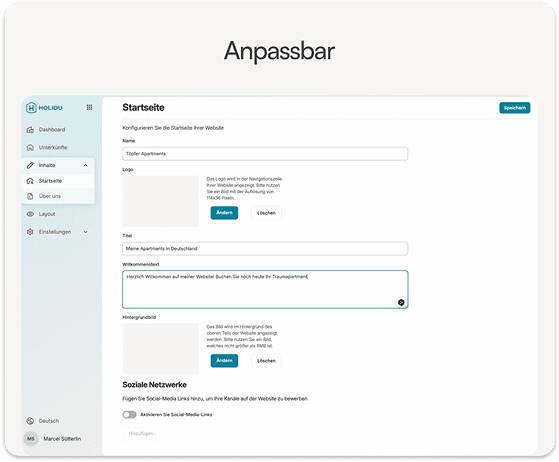 Setup in zehn Minuten