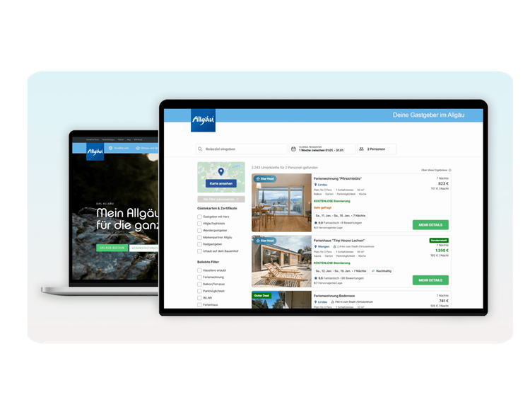 White-Label-Buchungsstrecken und Widgets