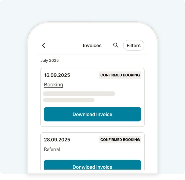 Tax and invoice paperwork, simplified