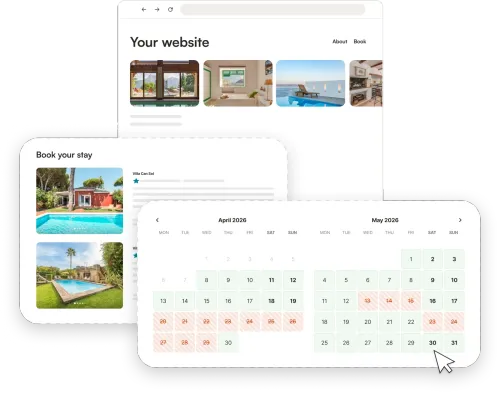 Keep your website, add our booking module