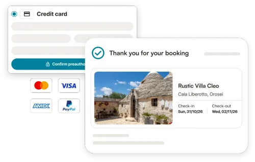 Secure payments, confirmations, and smart discounts