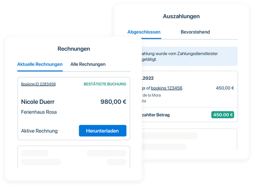 Übersicht über die Rechnungen im Holidu-Konto