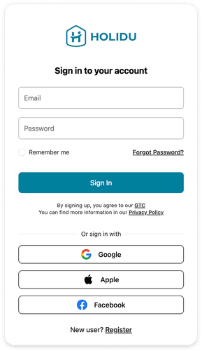 ambassador create your account