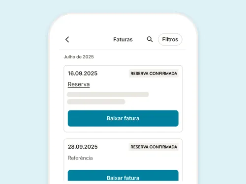 Faturação e impostos tratados por si