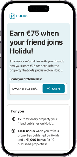 product screenshot referral