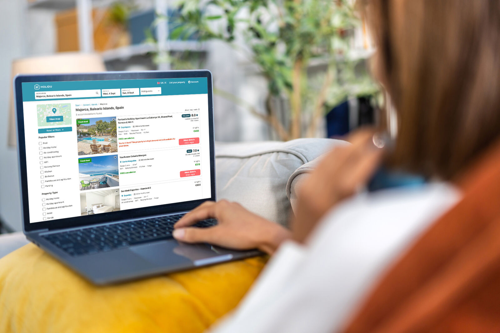 Holidu Desktop Credits Holidu