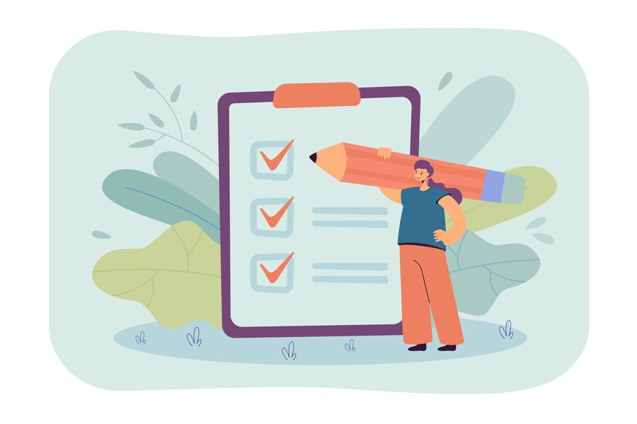 Zorg voor een volledige lijst