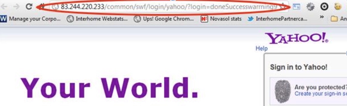 phishing email