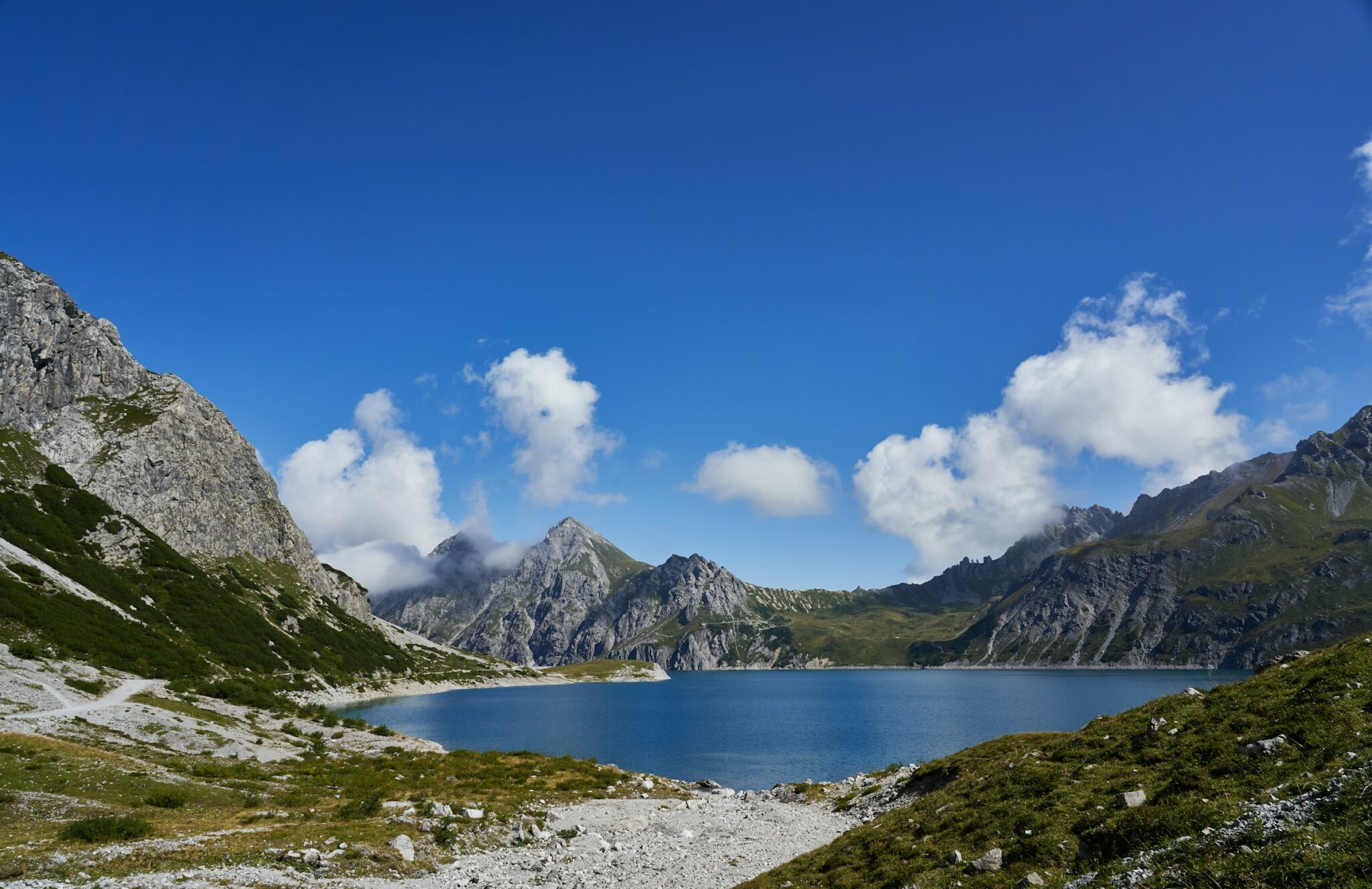 Lake and Mountains