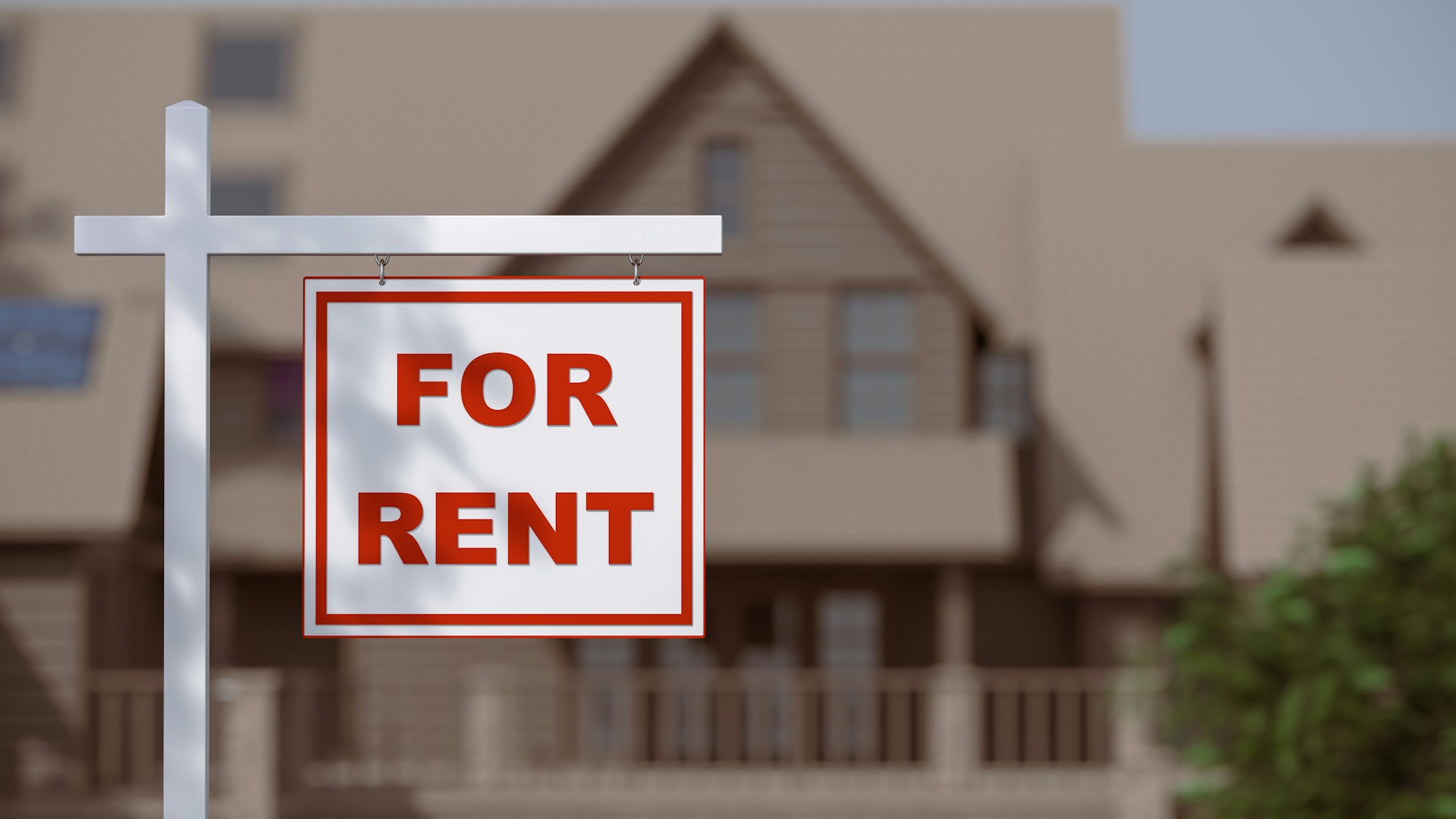 Property portfolio diversification: where to invest? A home with a for rent sign in front of it